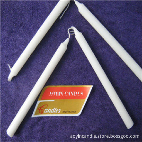 1.2*10cm House Hold White Candle Mob